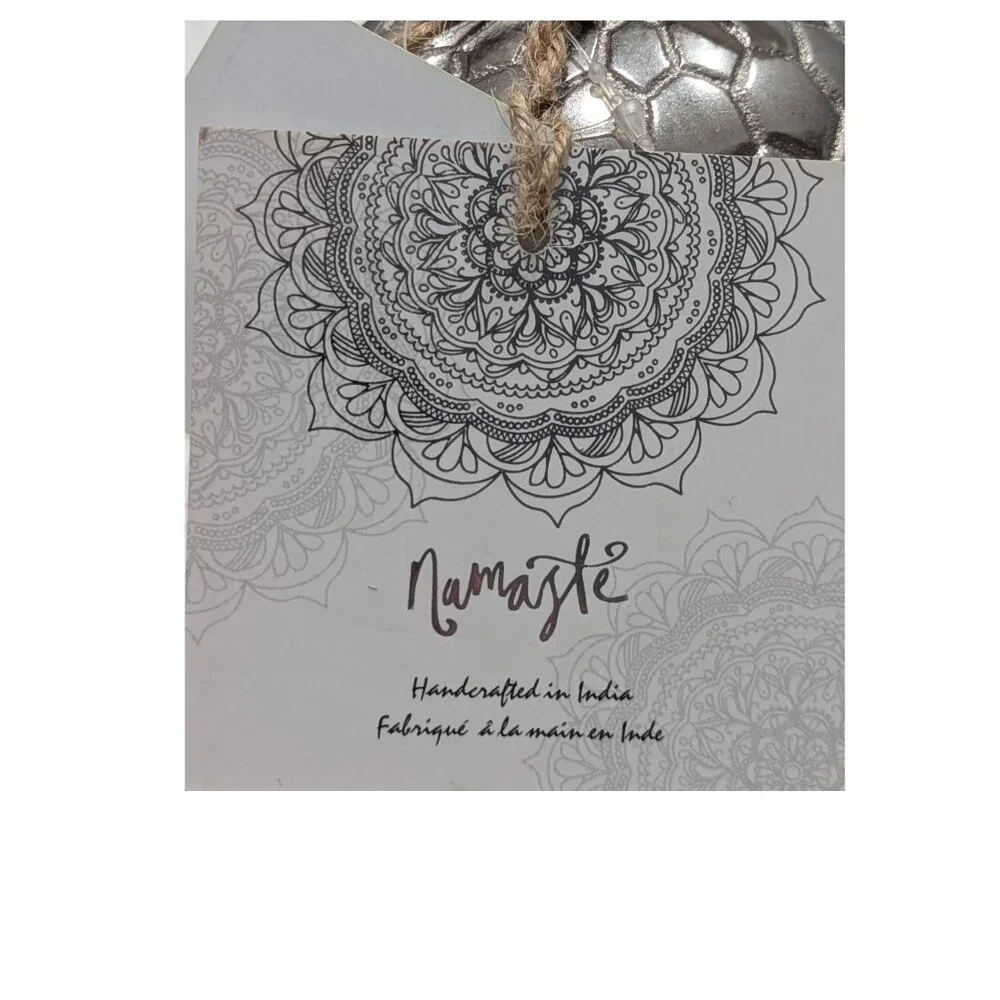 Handcrafted Metal Turtle Desk Bell | Namaste India | Zen Home Decor - Picture 7 of 7